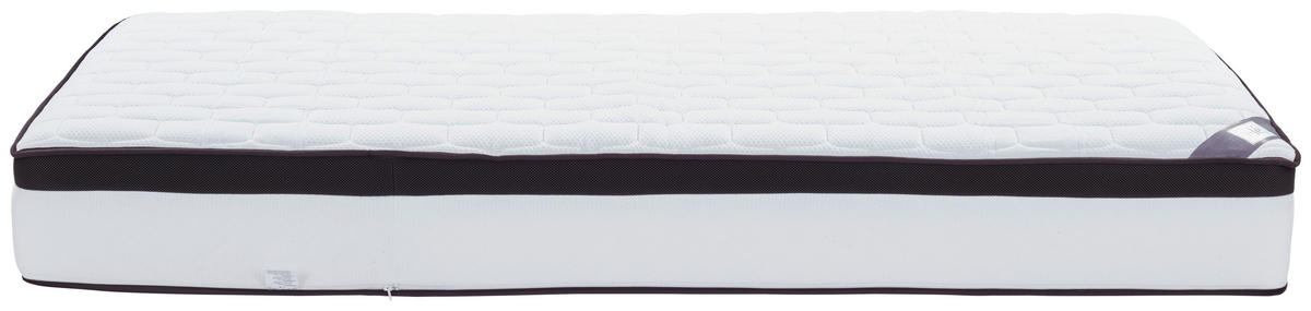 TASCHENFEDERKERNMATRATZE PLUMA COCO 80/200 cm Höhe ca. 27 cm 7 -Zonen - Weiß, Textil (80/200cm) - Ele
