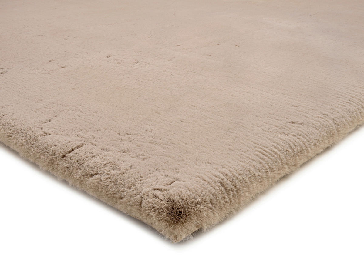 HOCHFLORTEPPICH 140/200 cm Nuvola - Exklusiv Taupe  - Taupe, Basics, Textil (140/200cm) - Novel