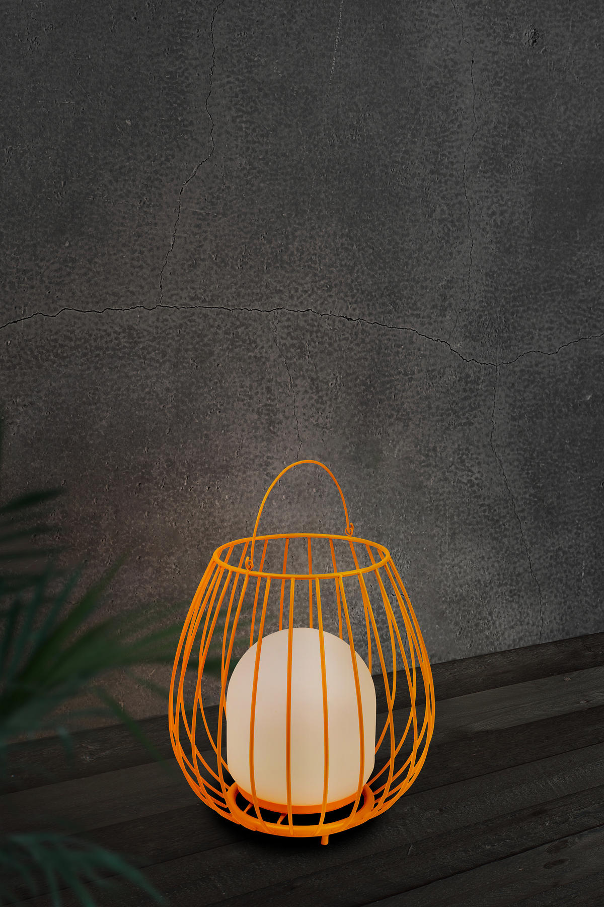 AKKU-TISCHLEUCHTE Jim 28/30 cm   - Weiß/Orange, Design, Kunststoff/Metall (28/30cm) - Nordlux