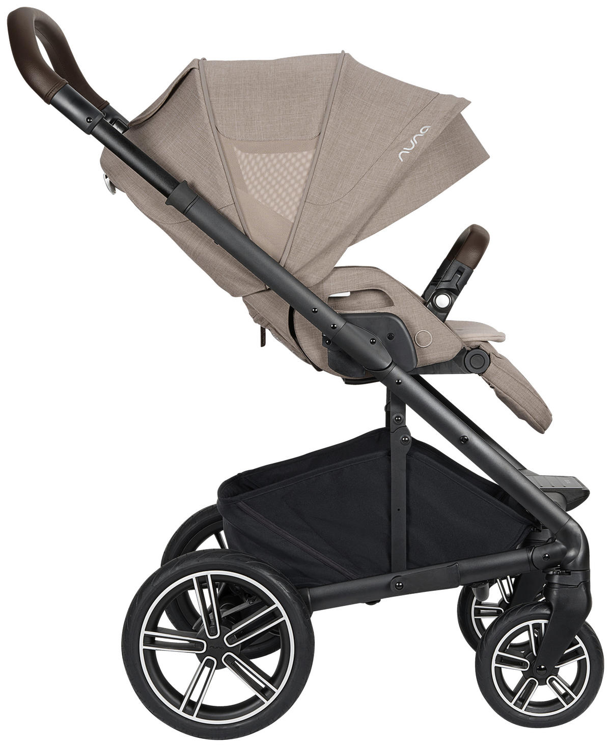 KOMBIKINDERWAGEN Mixx Next  - Schwarz, Basics, Metall (60/110/82cm) - Nuna