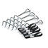 VERANKERUNGSSET - Silberfarben/Schwarz, Basics, Metall (43cm) VERANKERUNGSSET - Silberfarben/Schwarz, Basics, Metall (43cm)