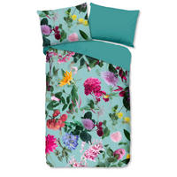 WENDEBETTWÄSCHE Good Morning Renforcé 140/200 cm  - Türkis, Design, Textil (140/200cm)