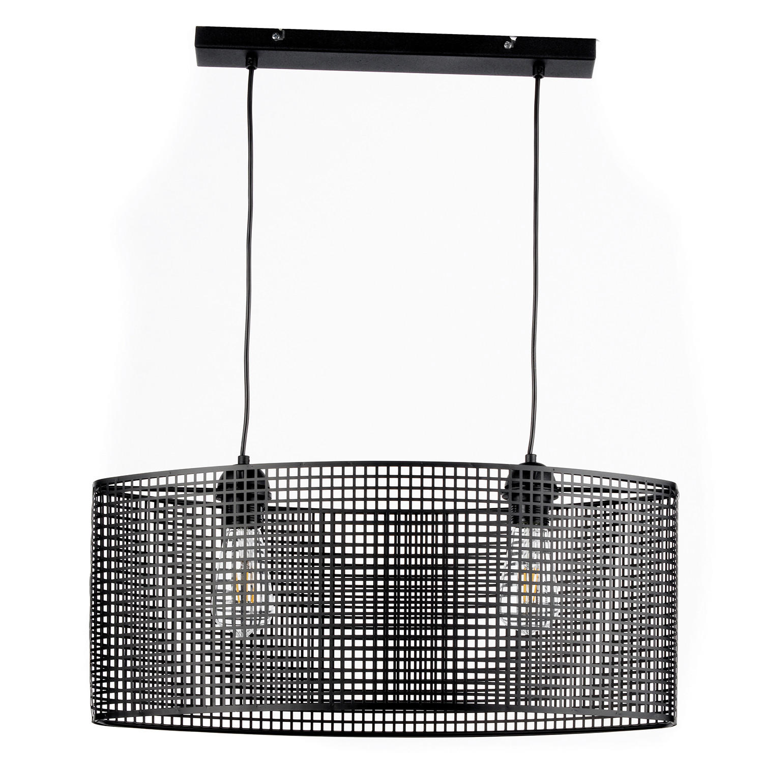 HÄNGELEUCHTE 60/27/90 cm   - Schwarz, Design, Metall (60/27/90cm)