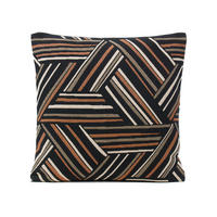 KISSENHÜLLE STAKKATO 40/40 cm  - Terracotta, Design, Textil (40/40cm) - Dieter Knoll