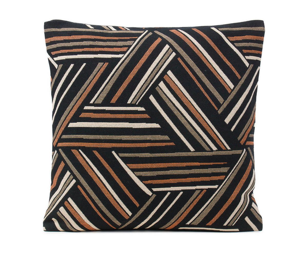 KISSENHÜLLE STAKKATO 40/40 cm  - Terracotta, Design, Textil (40/40cm) - Dieter Knoll