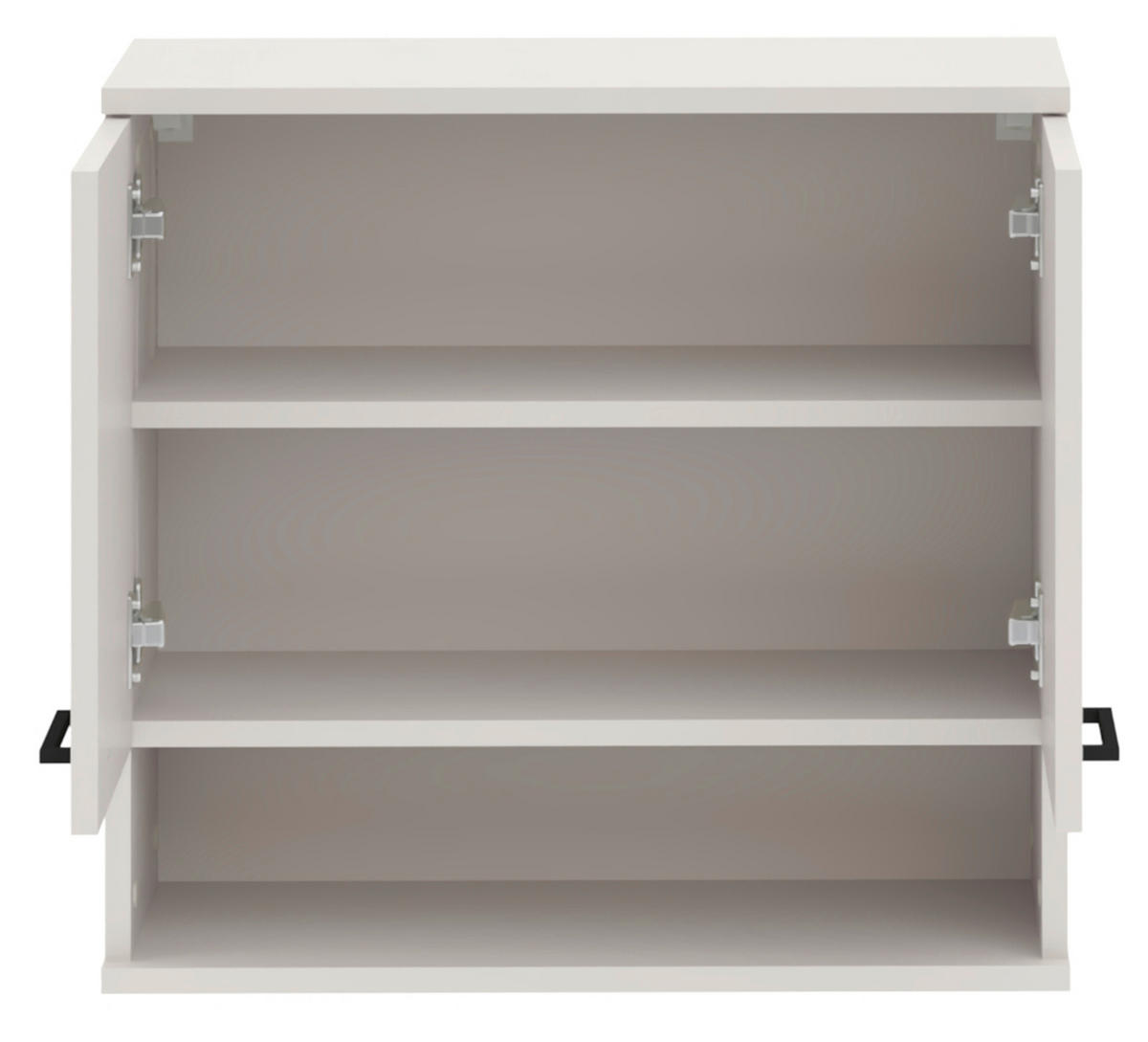 HÄNGESCHRANK 60/56/30 cm  - Kaschmir/Schwarz, Trend, Holzwerkstoff/Metall (60/56/30cm) - Respekta
