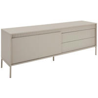 LOWBOARD  in 160/57/40 cm  - Kaschmir, Design, Holzwerkstoff/Metall (160/57/40cm) - Xora