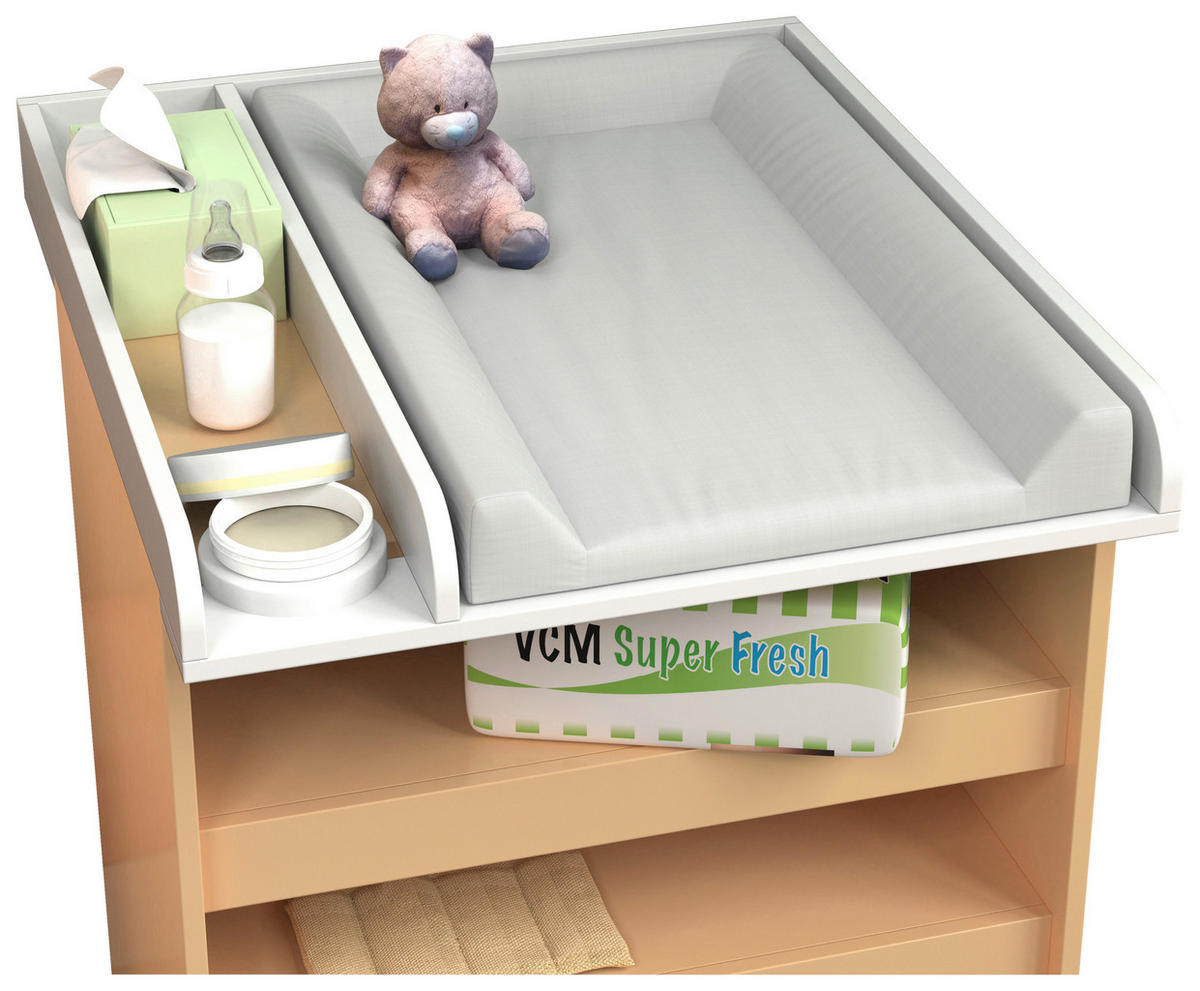 SKÖTBORDSÖVERDEL Malira  - vit, Basics, trämaterial (65/7/73cm) - MID.YOU