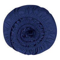BOXSPRING-SPANNLEINTUCH 100/200 cm  - Dunkelblau, Basics, Textil (100/200cm)