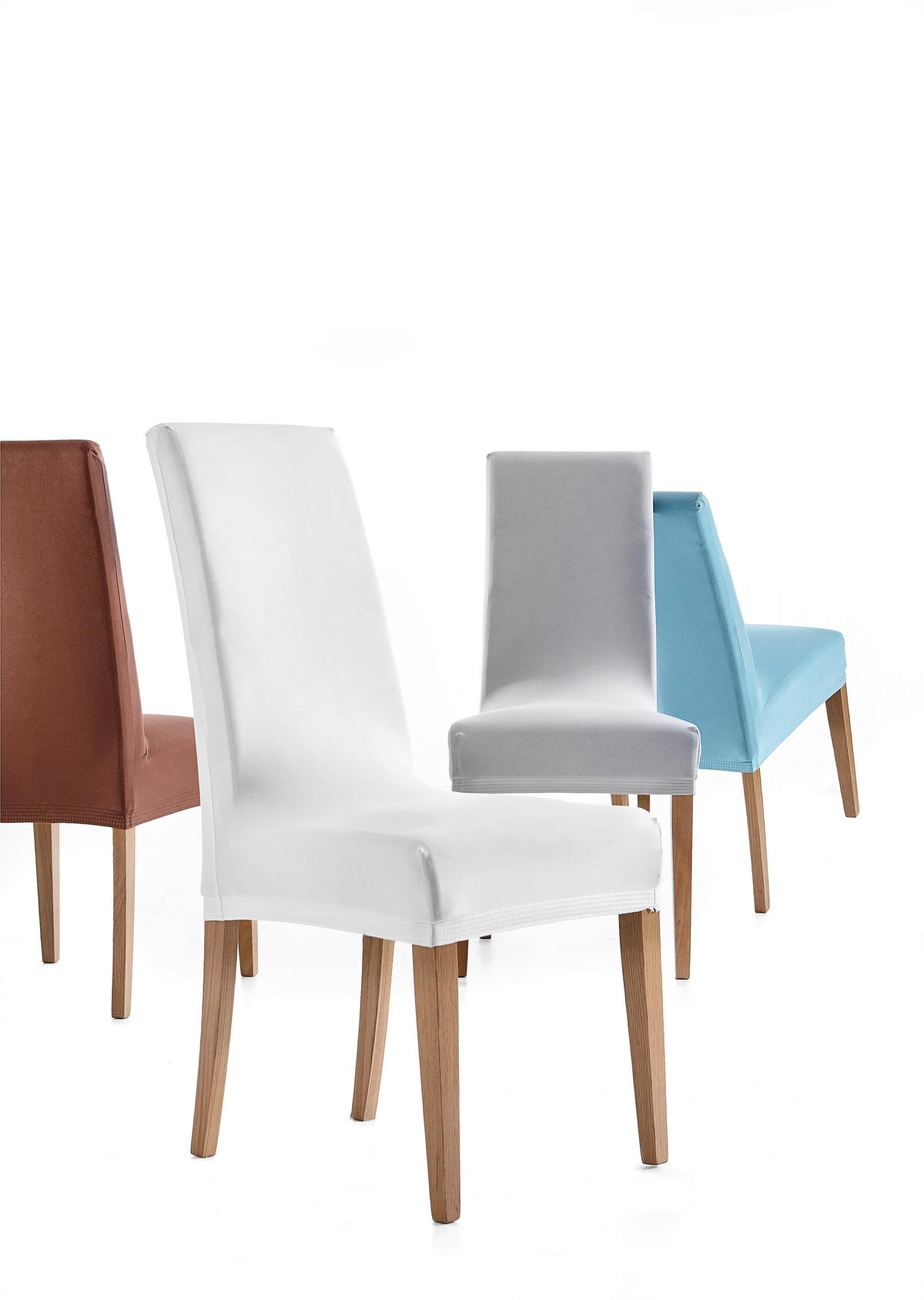 STUHLHUSSE - Silberfarben, Design, Textil (40/45/65cm) - Novel