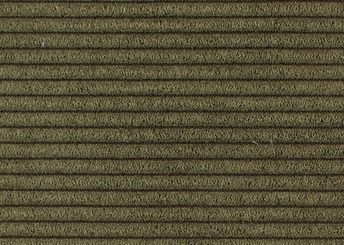 3-SITZER-SOFA in Feincord Dunkelgrün  - Dunkelgrün/Schwarz, Design, Kunststoff/Textil (290/86/127cm) - Lomoco