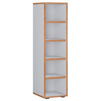 SCHUHREGAL 30/110/33 cm  - Honigeiche/Weiss, Design, Holzwerkstoff/Kunststoff (30/110/33cm) - MID.YOU