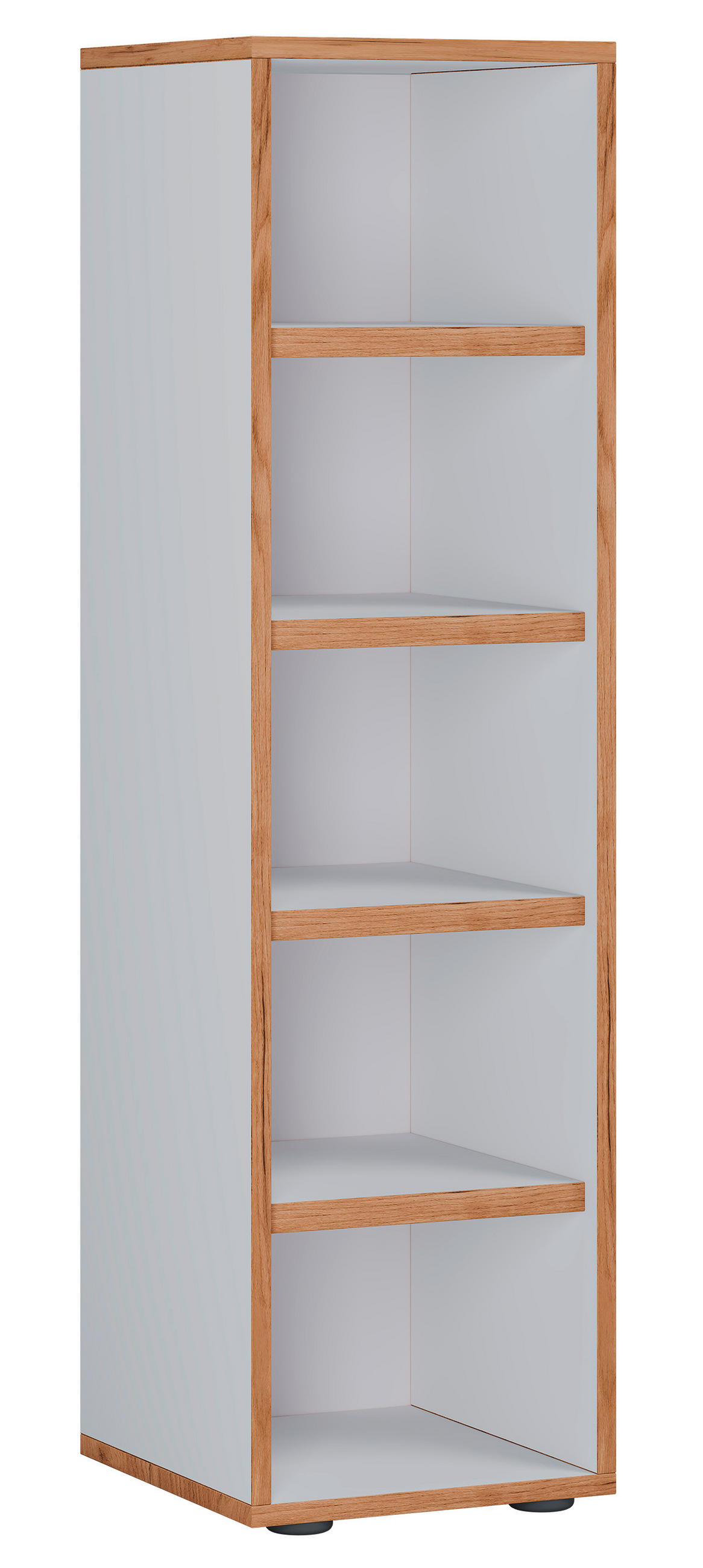 SCHUHREGAL 30/110/33 cm  - Honigeiche/Weiss, Design, Holzwerkstoff/Kunststoff (30/110/33cm) - MID.YOU