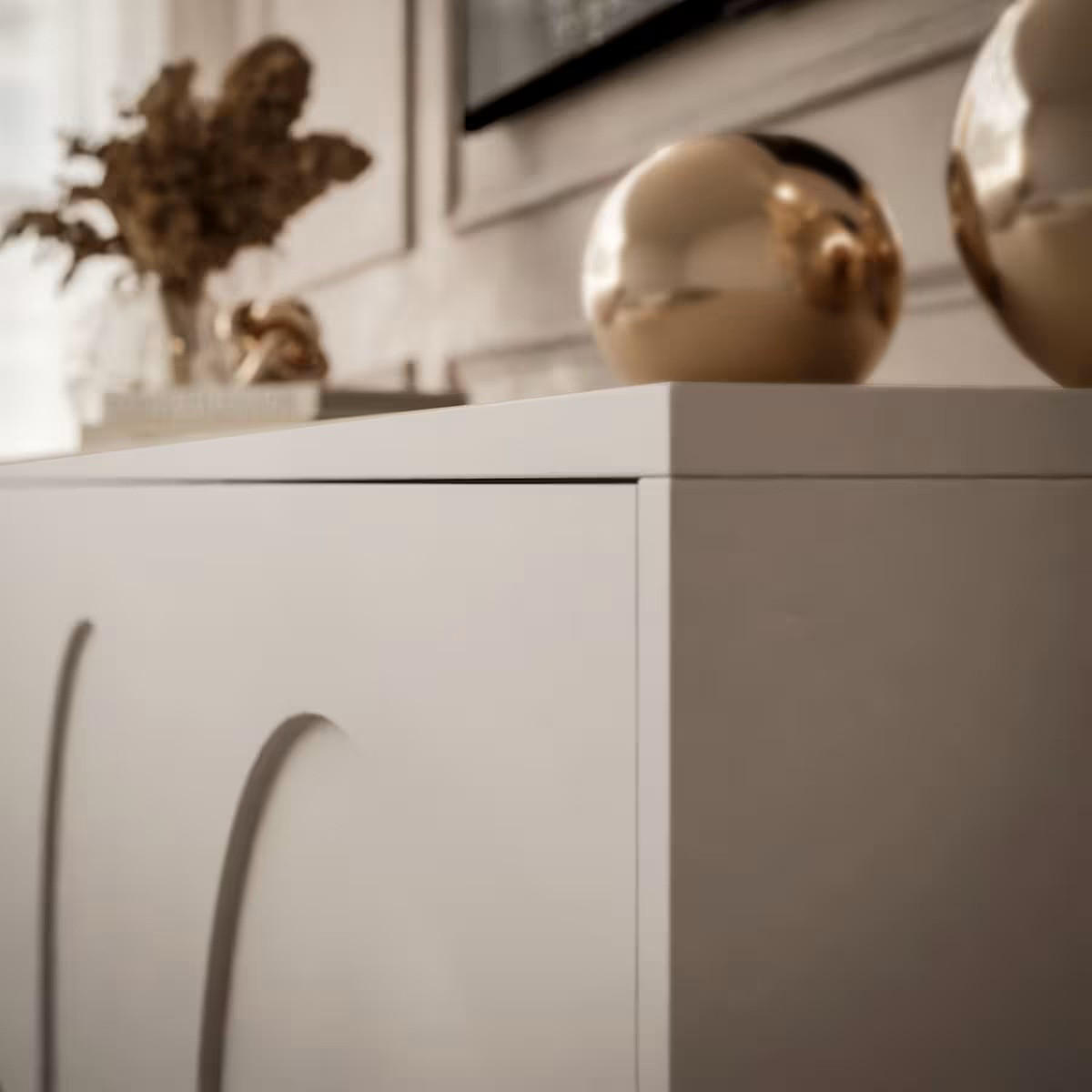 LOWBOARD Arco 203,5/51/35 cm  Typenauswahl, Beimöbel erhältlich, stehend, in verschiedenen Größen erhältlich  - Kaschmir, Design, Holzwerkstoff (203,5/51/35cm) - Boxxx