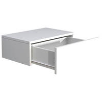 NACHTKÄSTCHEN 45/15/30 cm  in Weiß  - Weiß, MODERN, Holzwerkstoff (45/15/30cm) - MID.YOU