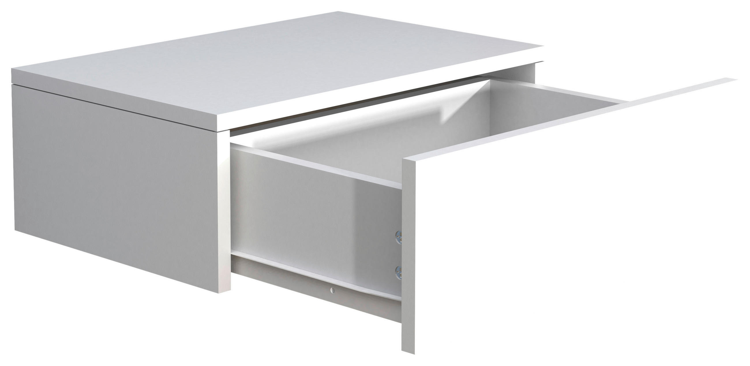 Nachtkästchen Usal M B: 45 Cm Weiß