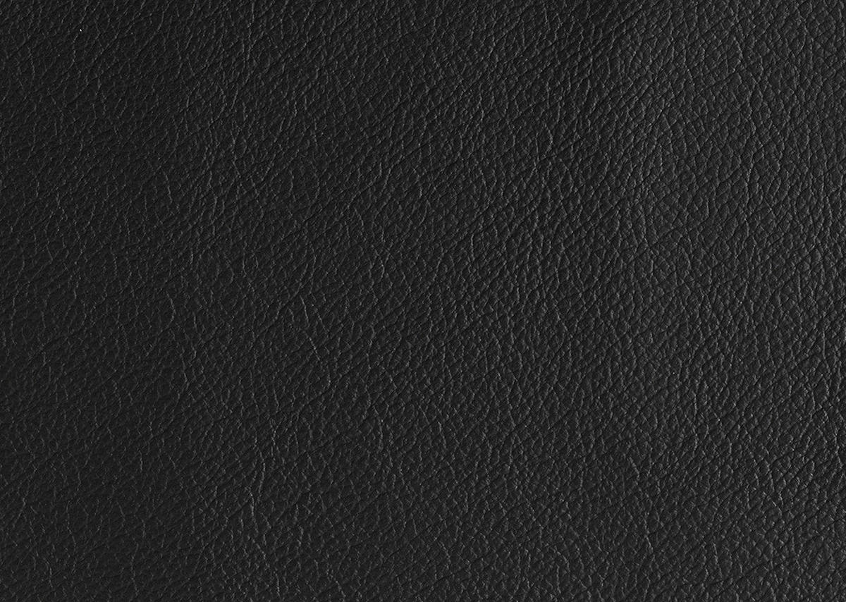 ECKSOFA in Echtleder Schwarz  - Schwarz, Design, Leder/Metall (239/285cm) - Cantus