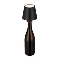 Veioză Cu Acumulator - negru, Design, metal (11/12,2cm) - Novel