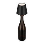 AKKU-TISCHLEUCHTE Norfolk 11/12,2 cm  - Schwarz, Design, Metall (11/12,2cm) - Novel