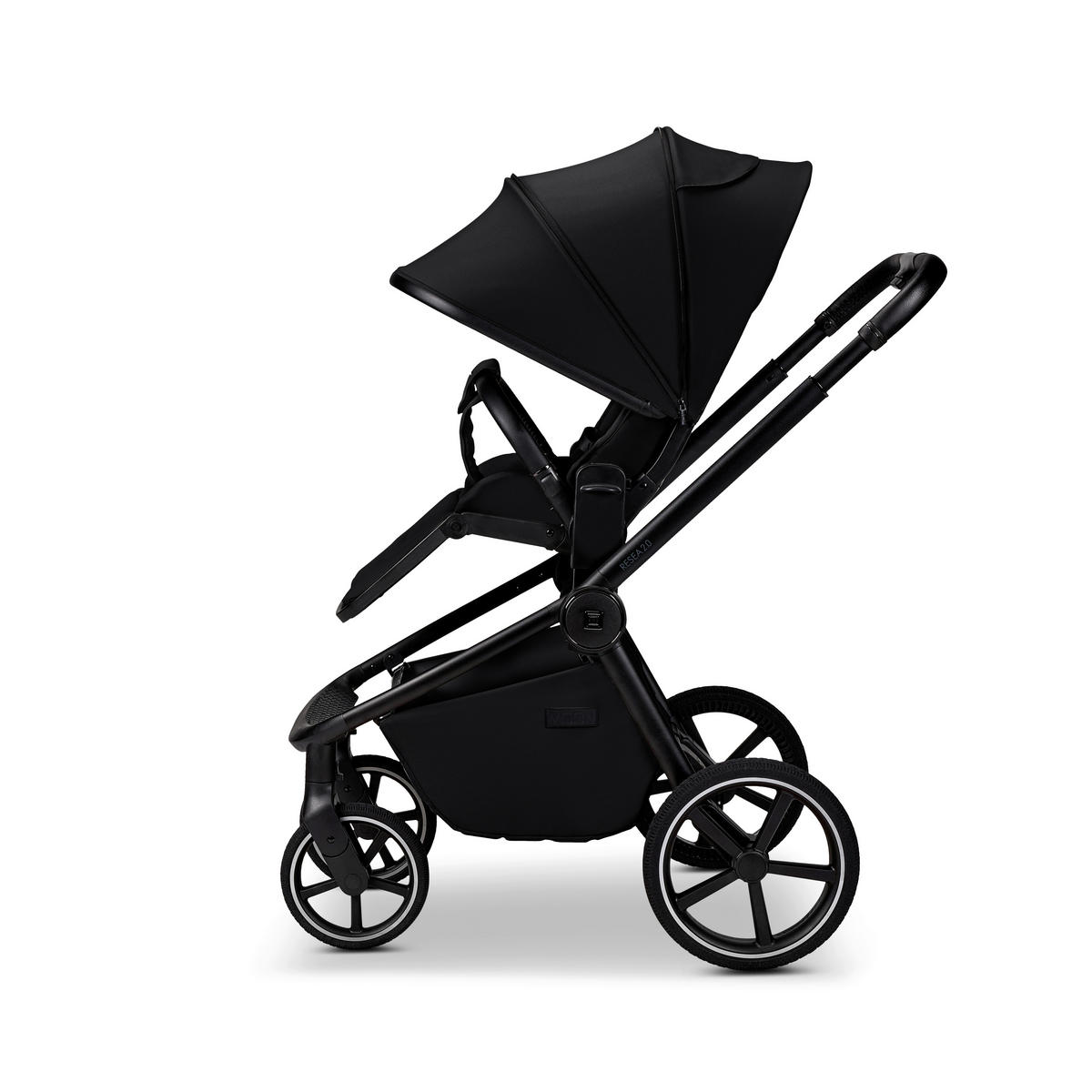 KOMBIKINDERWAGEN  Resea 2.0  Onyx  - Schwarz, Basics, Textil (96/57/114cm) - Moon