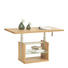 COUCHTISCH in Holz, Metall, Glas 110/65/50-69 cm - Eichefarben, Design, Glas/Holz (110/65/50-69cm) COUCHTISCH in Holz, Metall, Glas 110/65/50-69 cm - Eichefarben, Design, Glas/Holz (110/65/50-69cm)