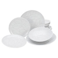 JÍDELNÍ SOUPRAVA, porcelán - bílá/vícebarevná, Basics, keramika - Creatable