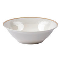 VID SKÅL Geo   - vit/beige, Klassisk, keramik (14/4cm) - Ritzenhoff