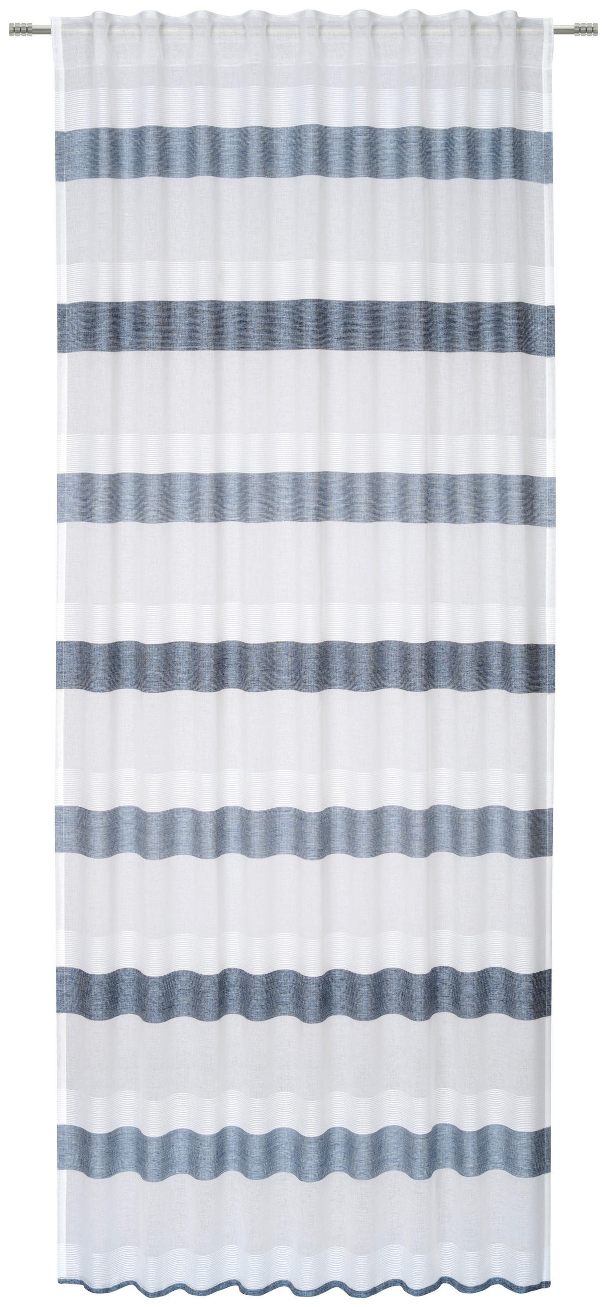 GOTOVA ZAVJESA plava 135/245 cm   - plava, Konvencionalno, tekstil (135/245cm) - Esposa