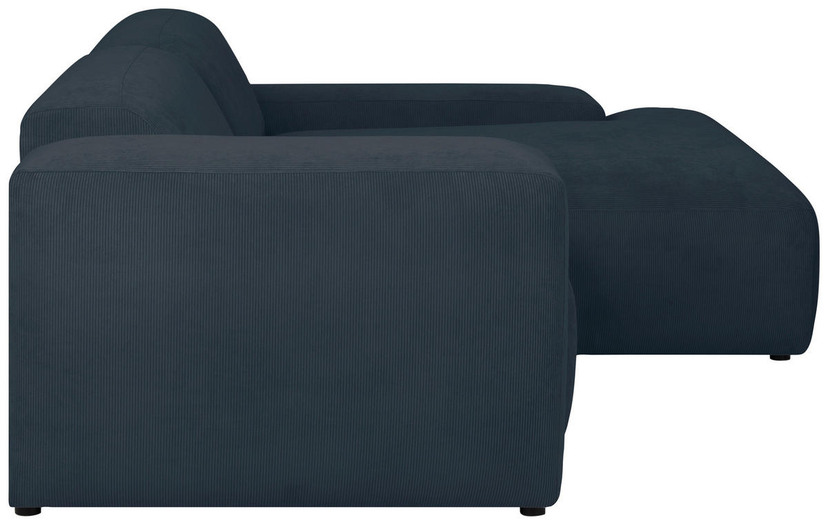 HÖRNSOFFA i manchester blå  - blå/svart, Design, textil/plast (252/170cm) - MID.YOU