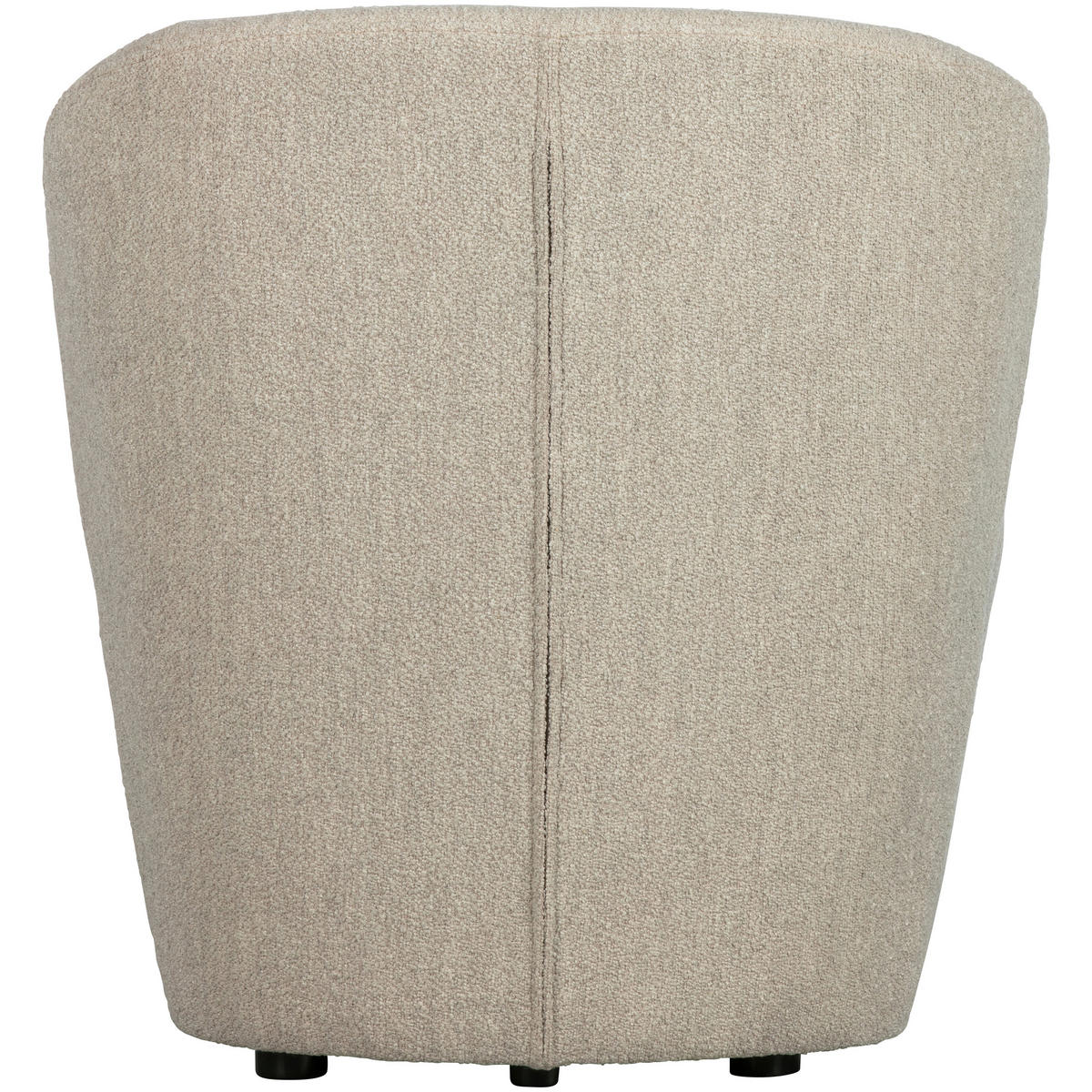 SESSEL in Bouclé Naturfarben  - Schwarz/Naturfarben, Design, Kunststoff/Textil (68/75/72cm) - Livetastic