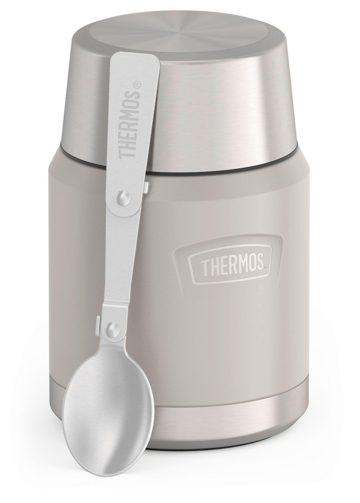 ISOLIERSPEISEGEFÄSS ICON 0,47 L  - Greige, Basics, Metall (0,47l) - Thermos