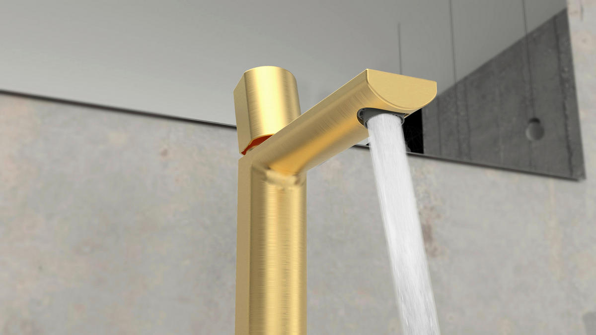WASCHTISCHARMATUR 33617  - Goldfarben, Basics, Metall (5/20/17,3cm) - Schütte