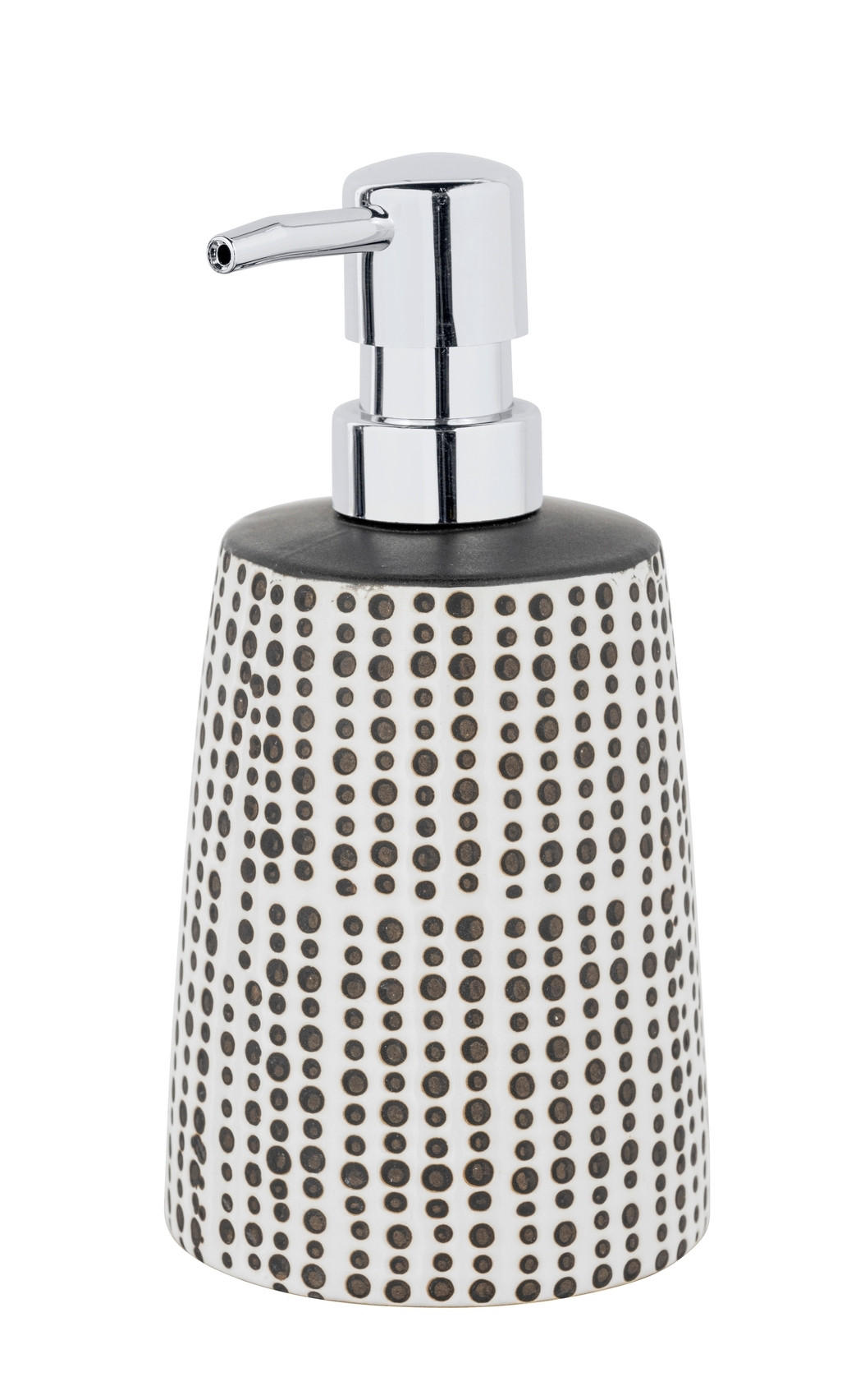 SEIFENSPENDER BRENTO  - Edelstahlfarben/Schwarz, KONVENTIONELL, Keramik/Kunststoff (9,5/17/8,5cm) - Schöner Wohnen