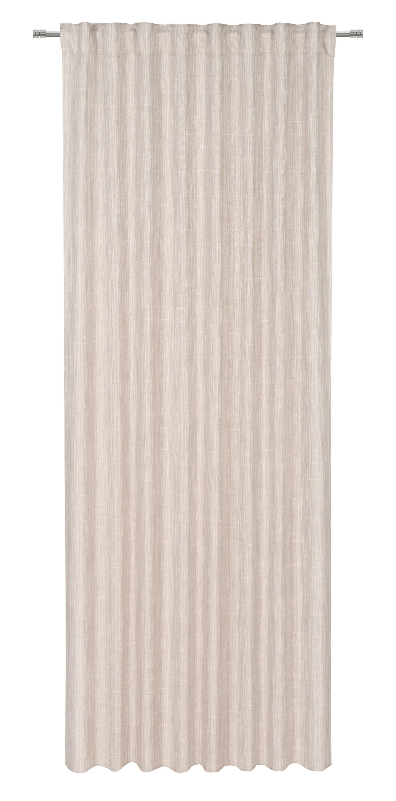 FERTIGVORHANG  blickdicht   135/245 cm  - Ecru, Basics, Textil (135/245cm) - Esposa