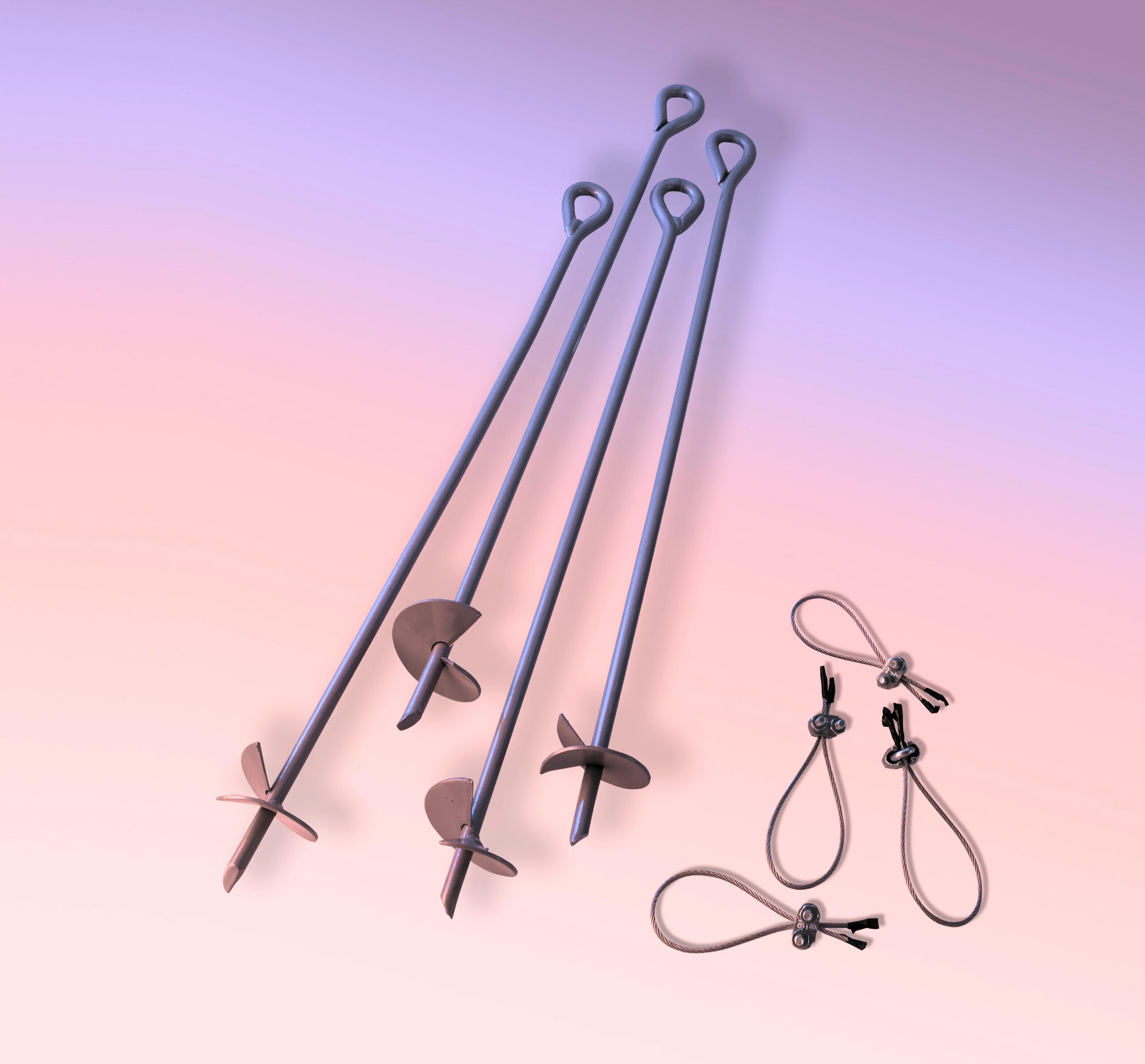 ERDANKER  - Silberfarben, Basics, Metall (69cm) - Ambia Garden