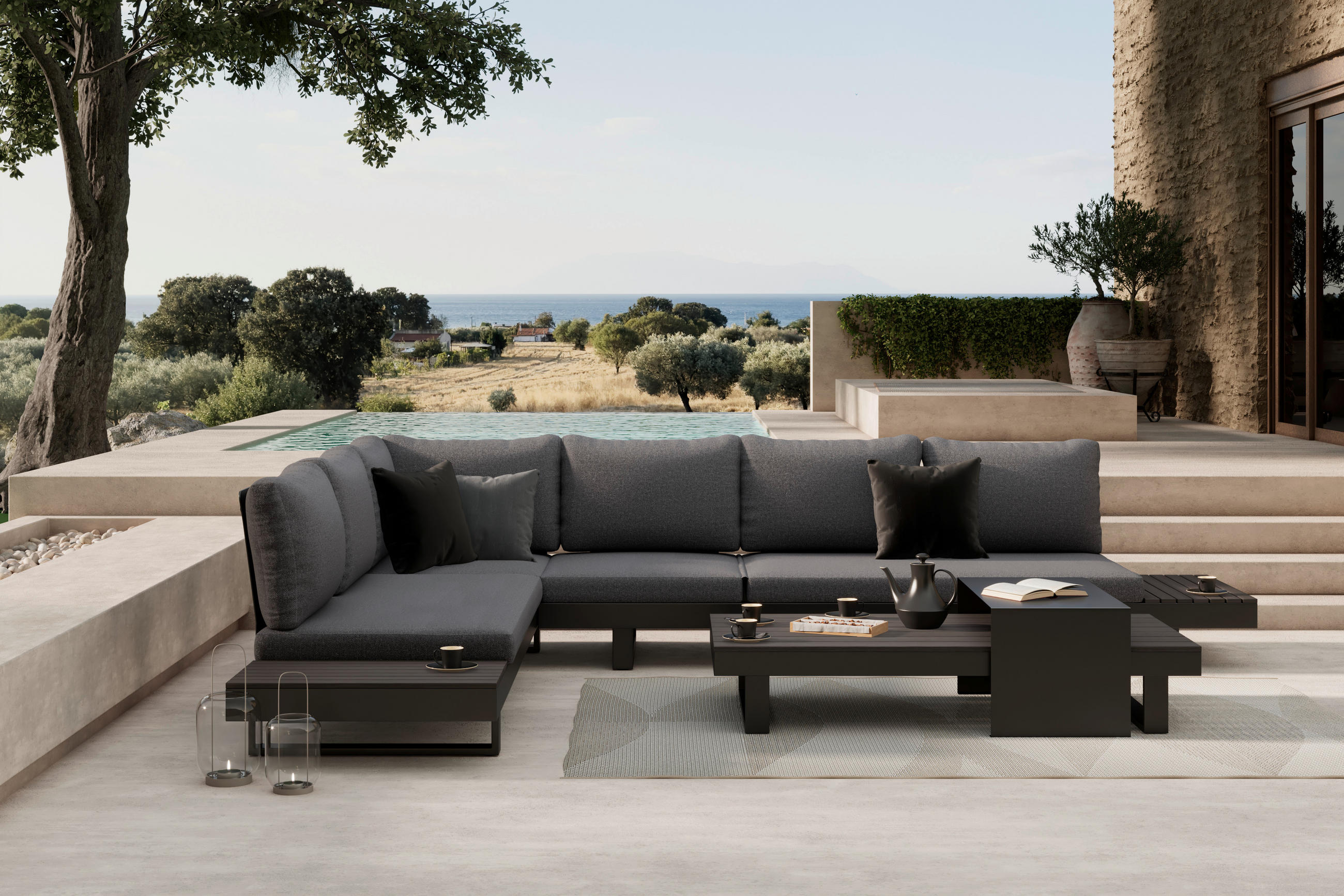 Set Lounge 4 piese 245/329 cm