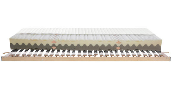 MATRATZENSET 90/200 cm - Braun, Basics, Holz (90/200cm) - Sleeptex