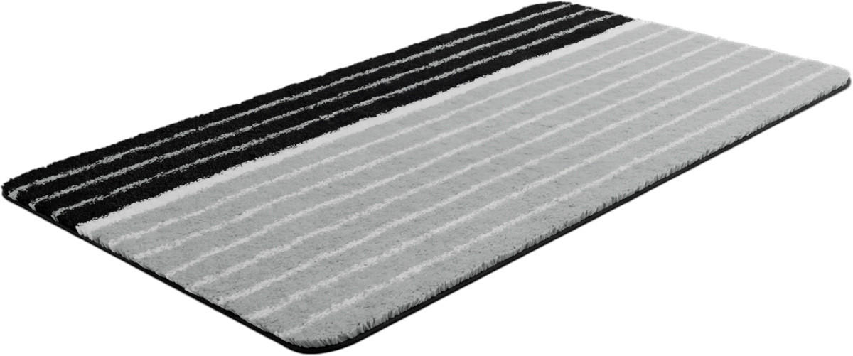 BADTEPPICH TANDEA Grau 70/120 cm  - Grau, Basics, Kunststoff/Textil (70/120cm) - Grund
