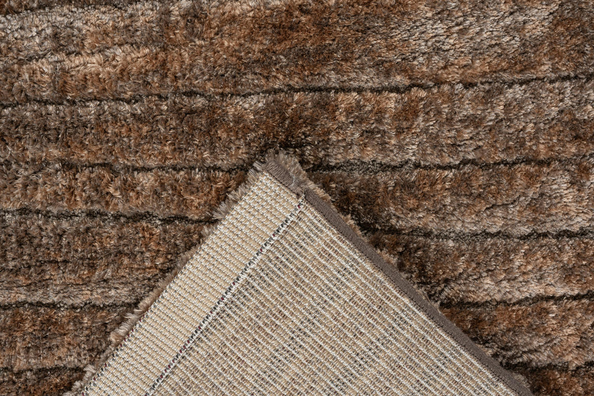 WEBTEPPICH 133/195 cm Masai Braun  - Braun, Basics, Kunststoff/Textil (133/195cm) - Novel