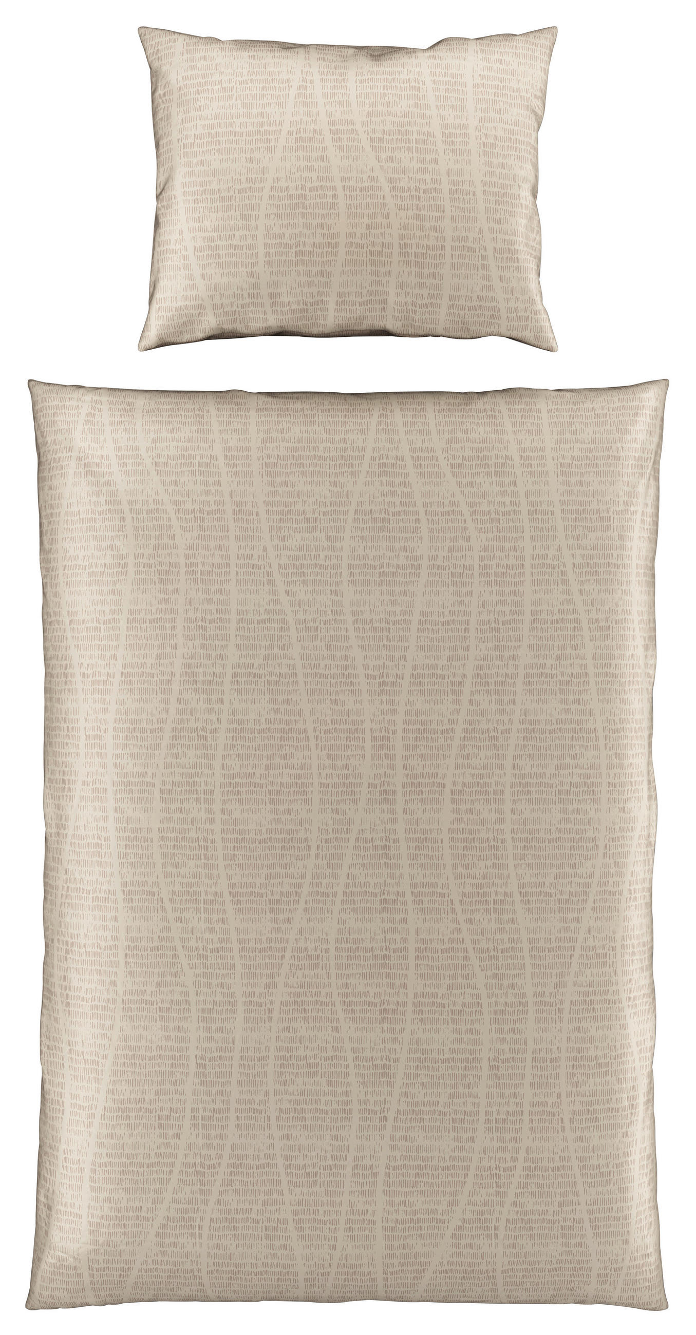 OBOJSTRANNÁ POSTEĽNÁ BIELIZEŇ, prírodné farby, béžová, 140/200 cm - prírodné farby/béžová, Design, textil (140/200cm) - Dieter Knoll