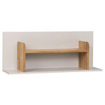 WANDBOARD in 100/40/25 cm Grau, Eichefarben  - Eichefarben/Grau, KONVENTIONELL, Holz/Holzwerkstoff (100/40/25cm) - Cantus