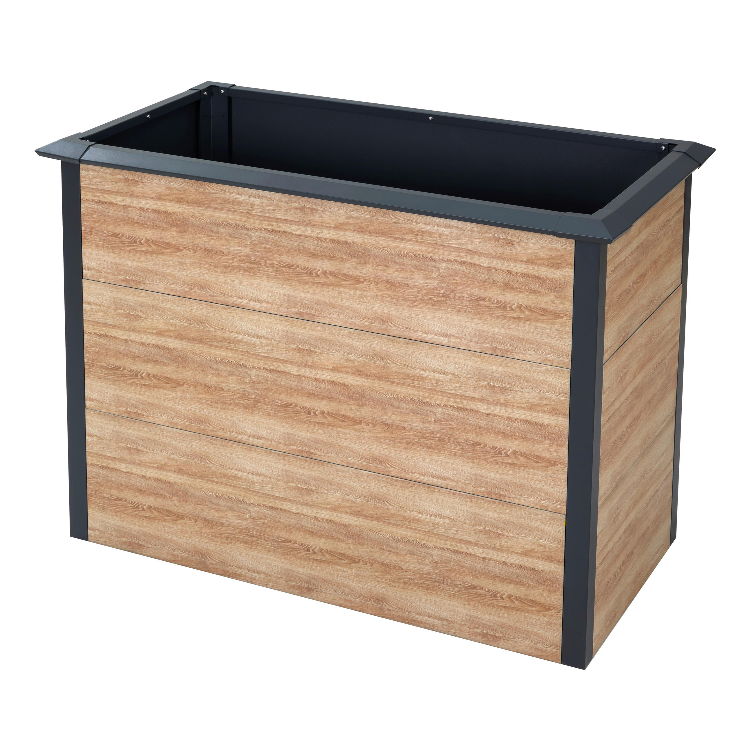 HOCHBEET Priumus  - Lärchefarben, KONVENTIONELL, Metall (50/100/77cm) - Ambia Garden