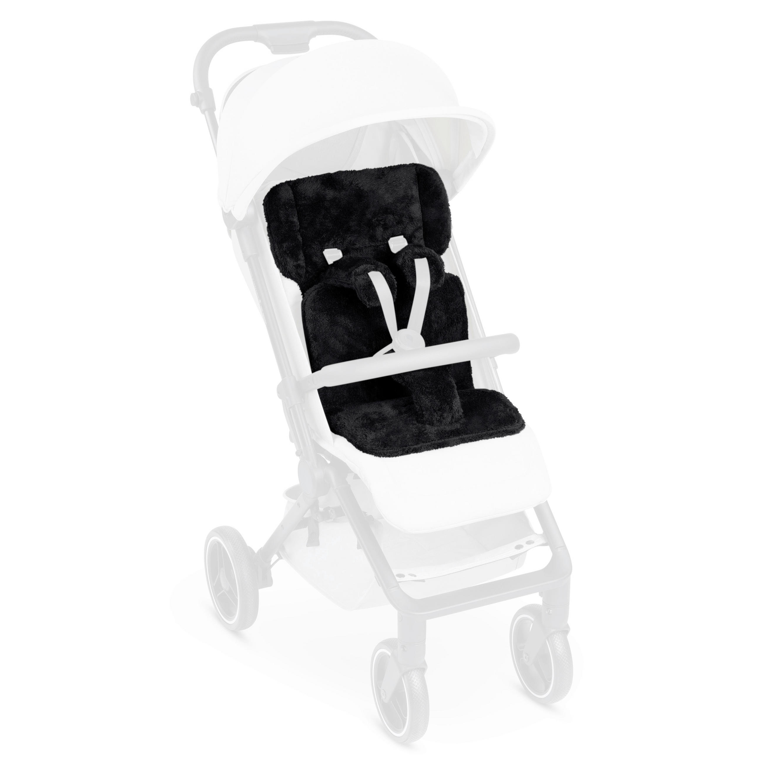 KINDERWAGENEINLAGE Einlagen-Set Buggy  - Schwarz, Basics, Textil (31,5/27/6,5cm) - ABC Design