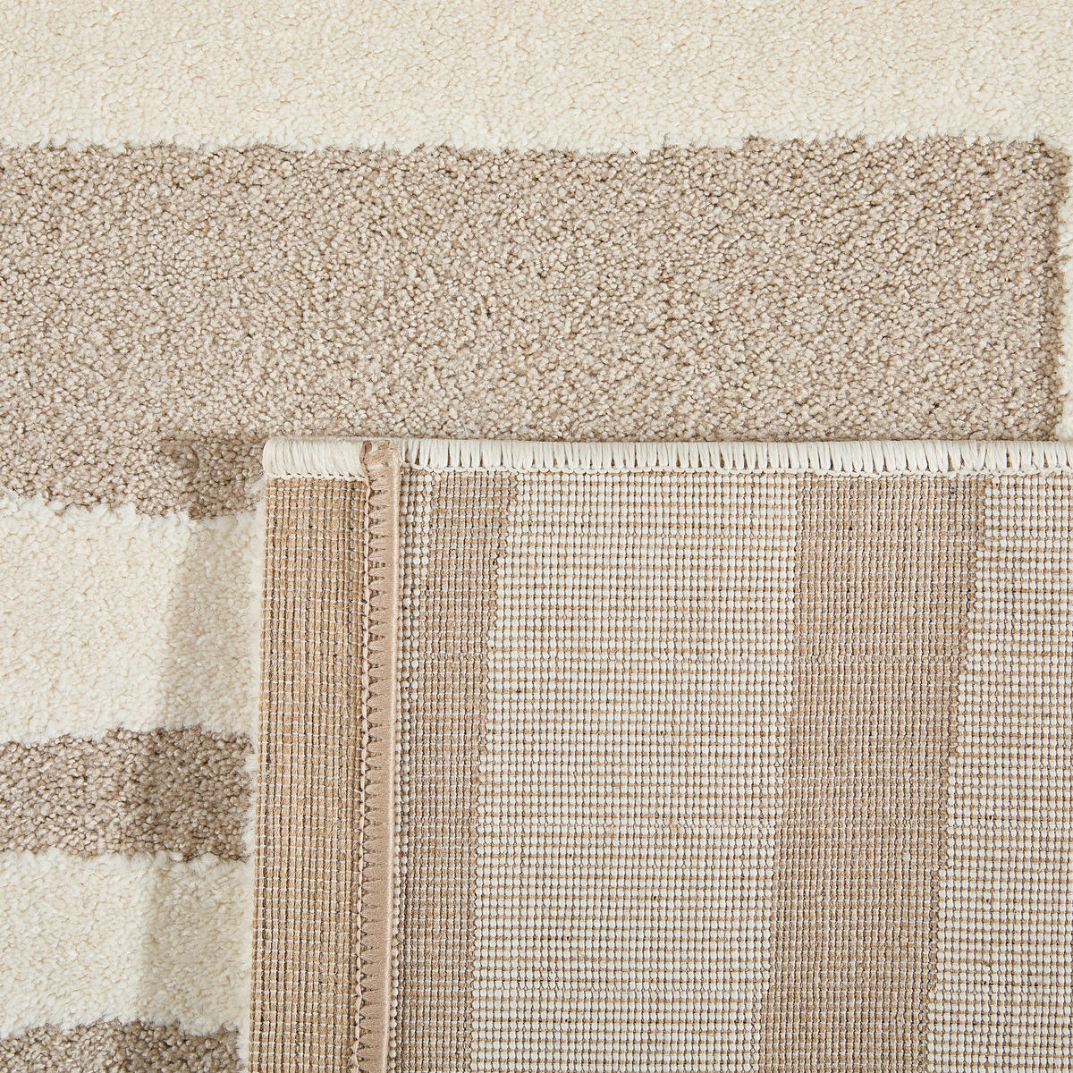 WEBTEPPICH 80/150 cm Creme, Beige  - Beige/Creme, Design, Textil (80/150cm) - Novel