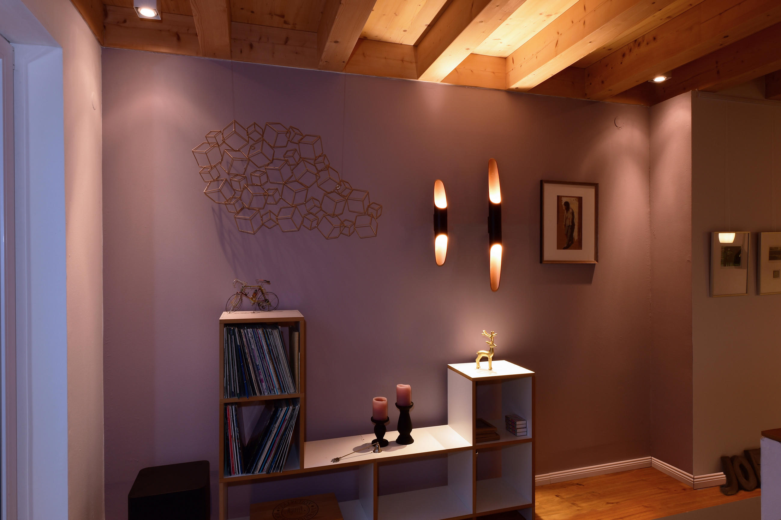 LED VÄGGLAMPA Apodis 80/6/7 cm   - svart/guldfärgad, Design, metall (80/6/7cm)
