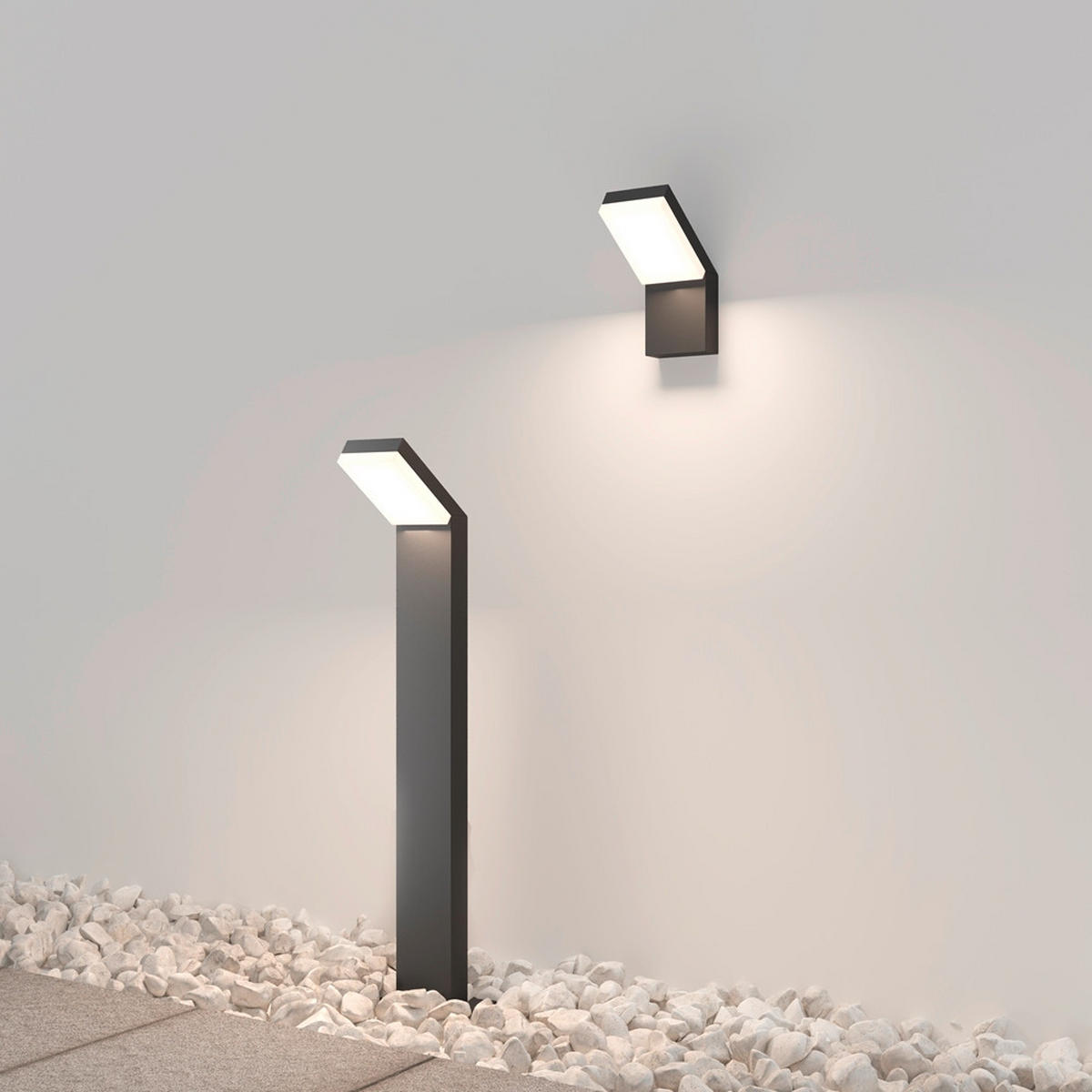 AUSSENWANDLEUCHTE - Schwarz, Modern, Metall (10/16,5/22cm) - MAYTONI