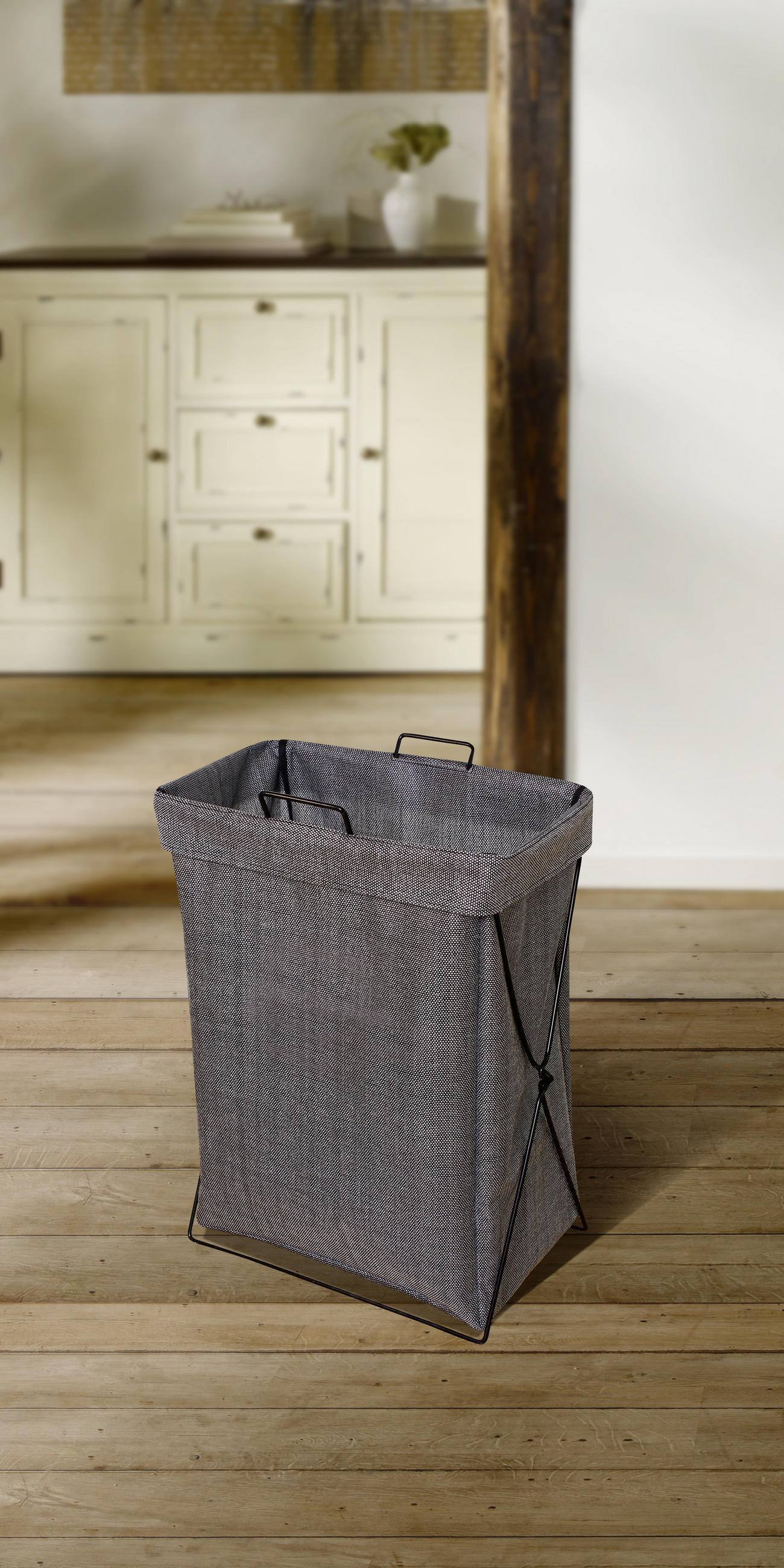 SZENNYESTÁROLÓ - antracit, Design, textil/fém (44l) - Landscape