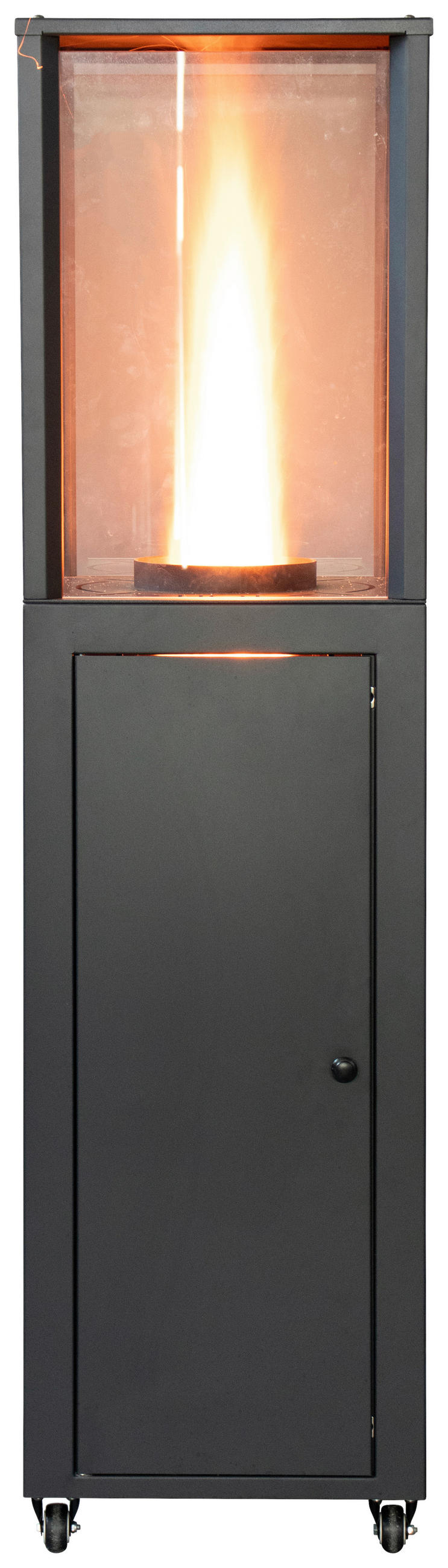 HEIZSTRAHLER - Schwarz, Design, Metall (35,5/137/35,5cm) - Nouvel