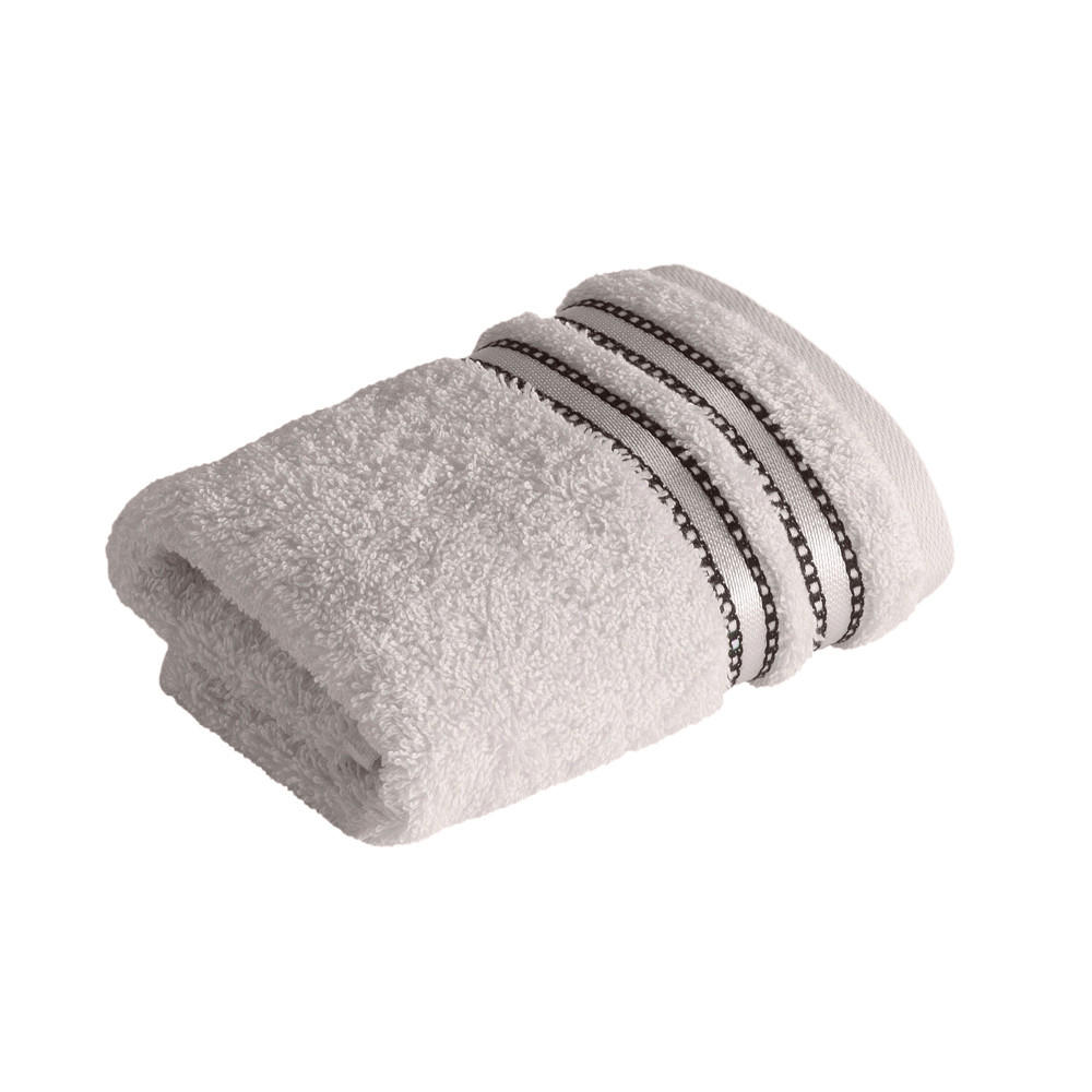 SEIFTUCH Cult de Luxe NOS Vossen Wäsche Grau 30/30 cm  - Grau, Basics, Textil (30/30cm) - Vossen