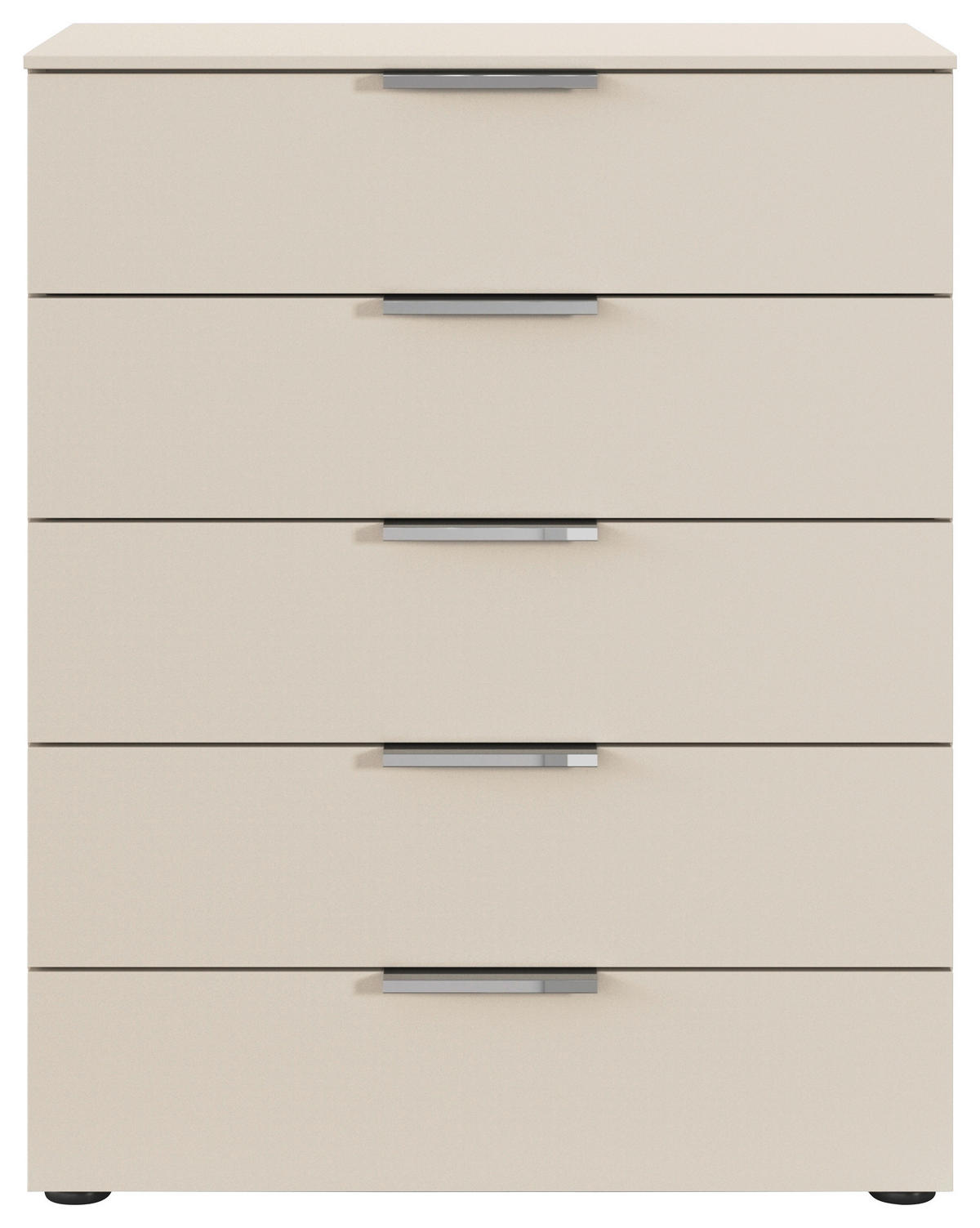KOMMODE 80/100/42 cm  in Champagner  - Chromfarben/Champagner, Modern, Holzwerkstoff/Kunststoff (80/100/42cm) - Rauch Möbel
